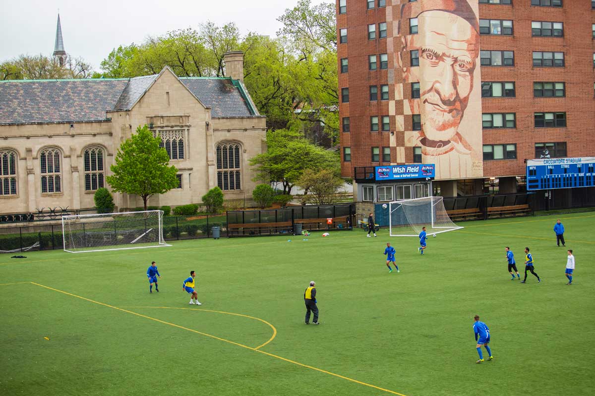 Wish Field on DePaul's Lincoln Park Campus