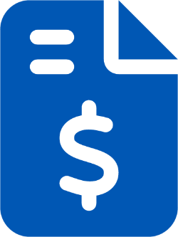 File icon with a dollar sign